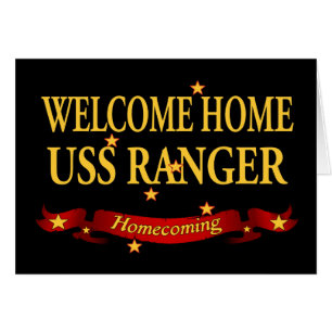 Cartão Guarda florestal Home bem-vinda de USS