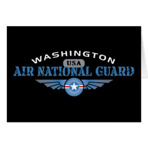 Cartão Guarda nacional do ar de Washington