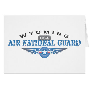 Cartão Guarda Nacional Wyoming Air