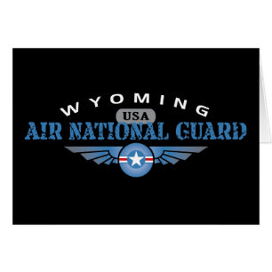 Cartão Guarda Nacional Wyoming Air