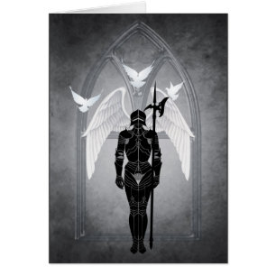 Cartão Guardando a porta do céu