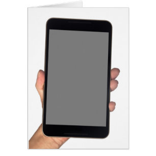 Cartão Guardarando um phablet