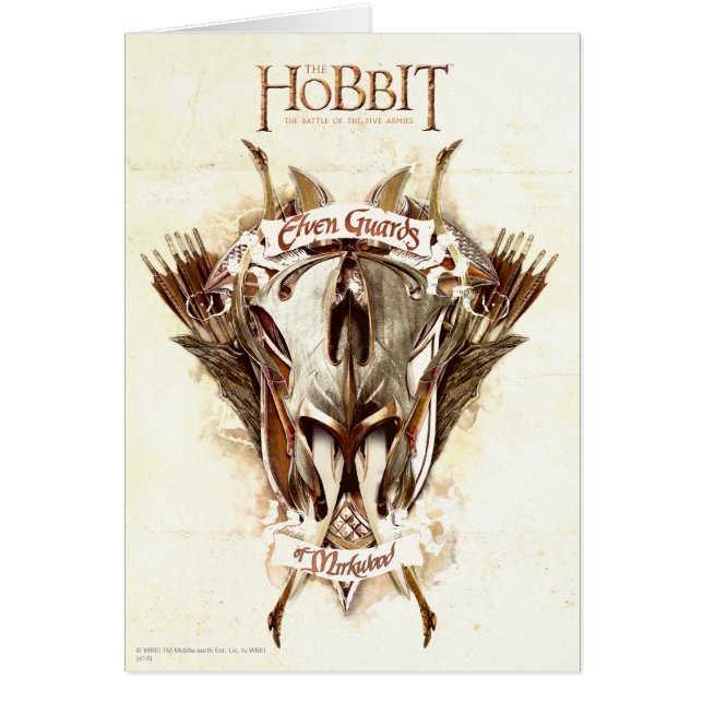 Cartão Guardas elven do Weaponry Mirkwood (Frente)