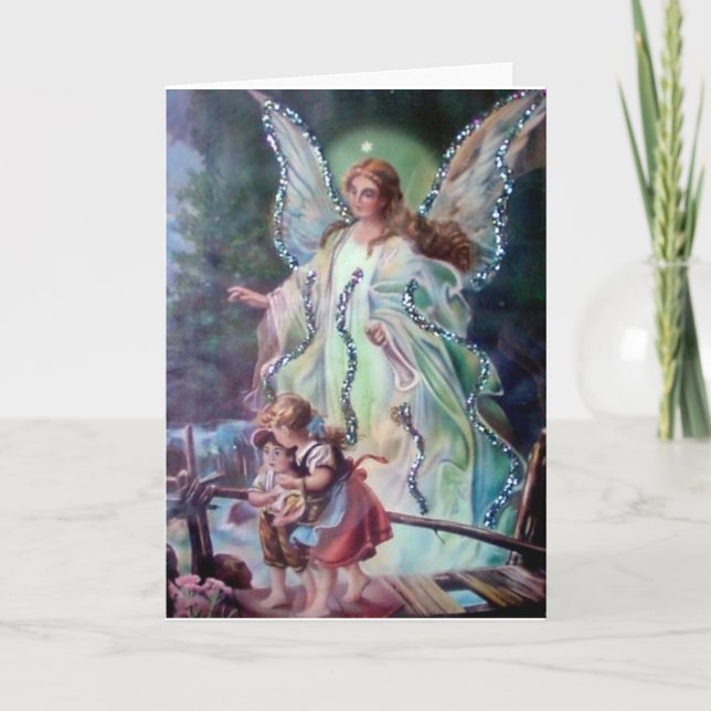 Cartão GUARDIAN ANGEL c. 1900 (Frente)