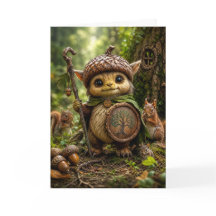 Guardião da Bolota Floresta Monstro Fofo