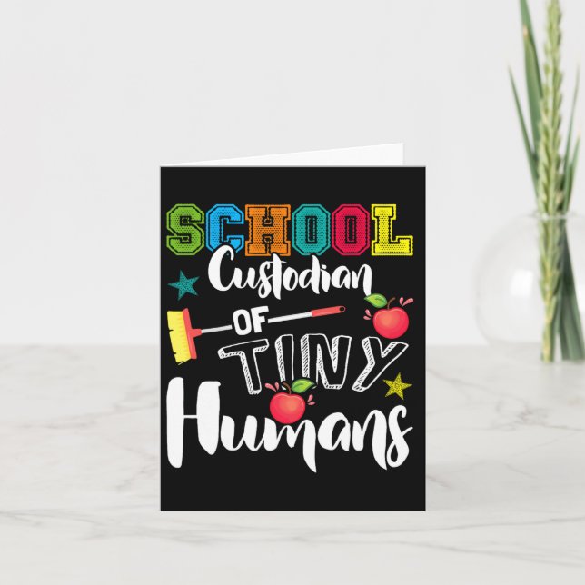 Cartão Guardião Escolar De Humanos Pequenos - Ck Para A E (Frente)
