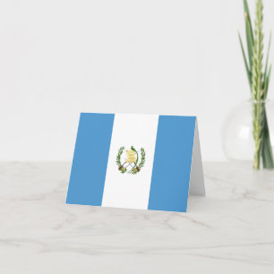 Cartão Guatemala (Guatemalan) Flag