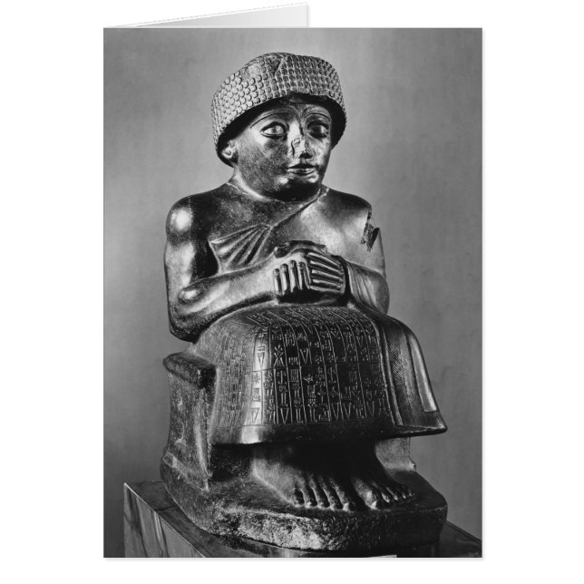 Cartão Gudea, príncipe de Lagash (Frente)