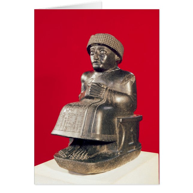 Cartão Gudea, Príncipe de Lagash (Frente)