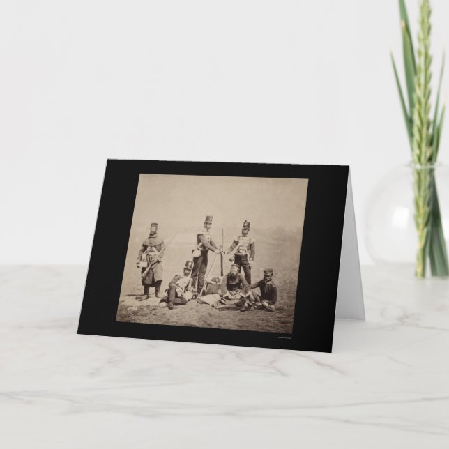 Cartão Guerra da Crimeia contra as Armas de Pilhagem 1855 (Frente)