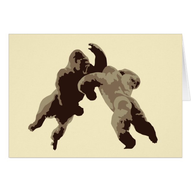 CARTÃO GUERRA DO GORILA (Frente Horizontal)