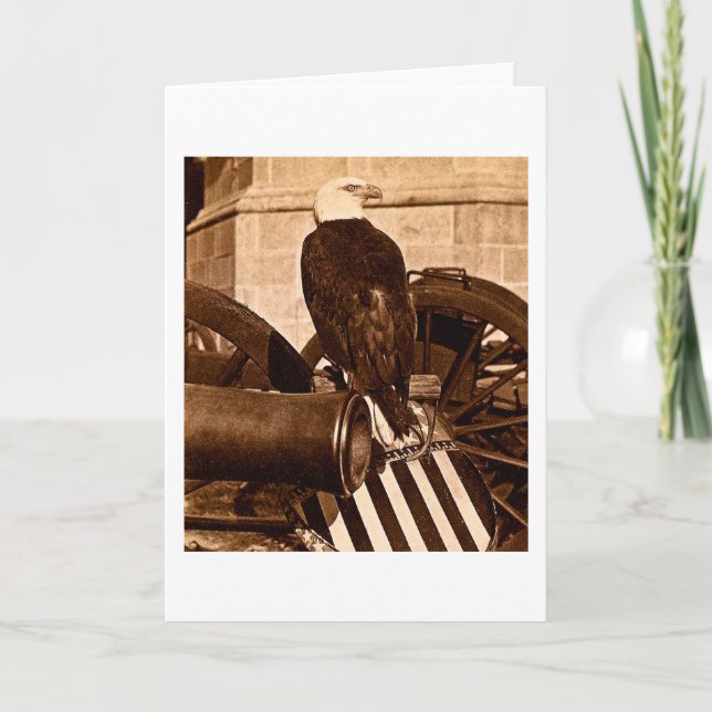 Cartão Guerra velha Eagle Stereoview Ca 1875 de Abe-The (Frente)