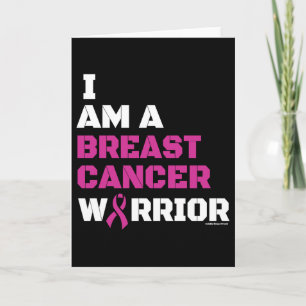 Cartão Guerreiro/Bloqueio/Eu sou... Cancer da Mama