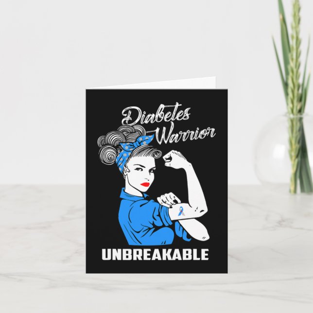 Cartão Guerreiro Diabetes Consciência da Diabetes Insepar (Frente)