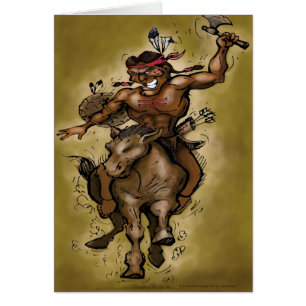 Cartão Guerreiro Indiano