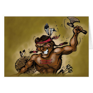 Cartão Guerreiro Indiano