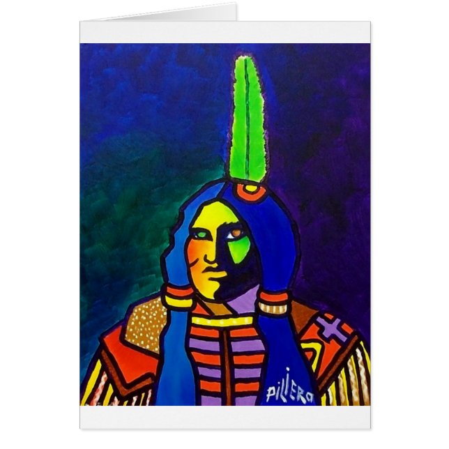 Cartão Guerreiro místico o-11 (Frente)