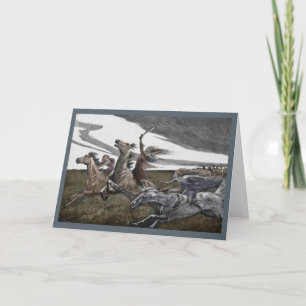 Cartão Guerreiros das mulheres o Dises