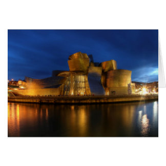 Cartão Guggenheim - Bilbao, Espanha