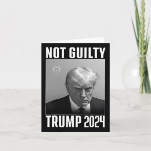 Cartão Guilty Trump 2024 Não Votar Novamente 2024 Anti Tr