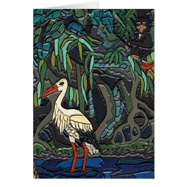 Cartão Guindaste da água (Frente)