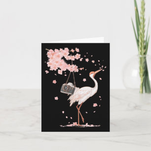 Cartão Guindaste Japonês No Japão Olha Com Câmera Legal 