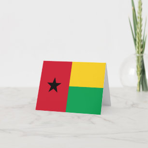 Cartão Guinea-Bissau Flag