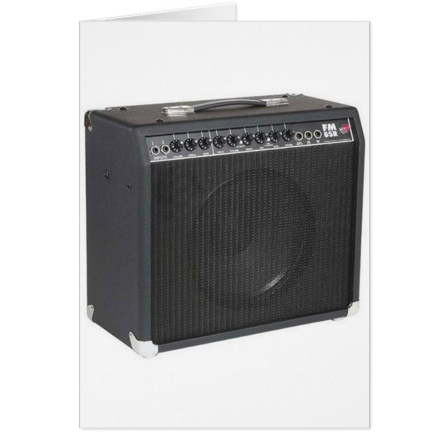 Cartão Guitar Amp (Frente)