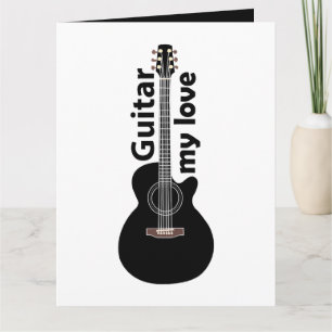 Cartão Guitar Meu Amor Guitar