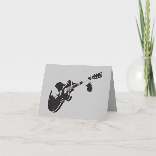 Cartão Guitarra - (Frente)