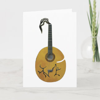 Cartão Guitarra da abóbora