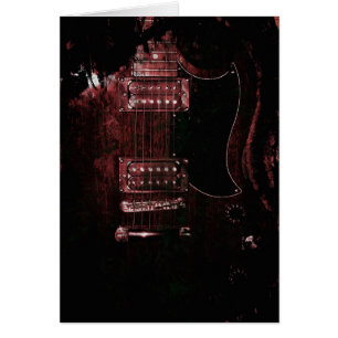 Cartão Guitarra do SG (Grunge)
