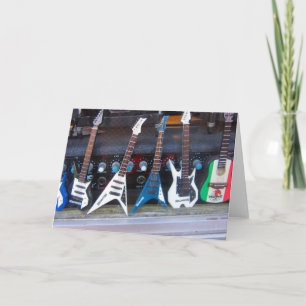 Cartão Guitarras Hollywood