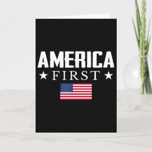Cartão Guitarrista americano Música Bandeira dos EUA Guit
