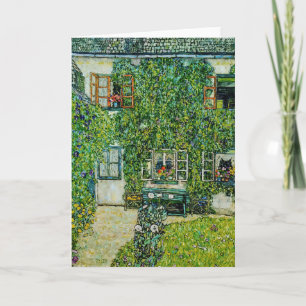 Cartão Gustav Klimt - A Casa de Guardaboschi