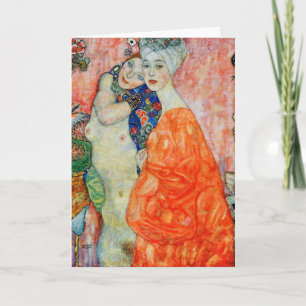 Cartão Gustav Klimt - Amigas