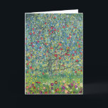 Cartão Gustav Klimt - Árvore de Maçã<br><div class="desc">Árvore Apple I - Gustav Klimt,  Óleo na Canvas,  1907</div>