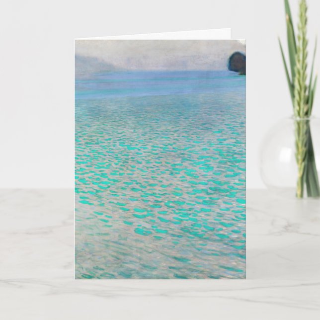 Cartão Gustav Klimt - Attersee (Frente)