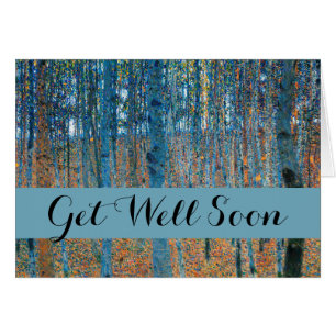 Cartão Gustav Klimt Beech Tree Grove