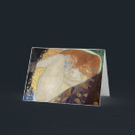 Cartão Gustav Klimt - Danae<br><div class="desc">Danae - Gustav Klimt,  Oil on Canvas,  1907</div>