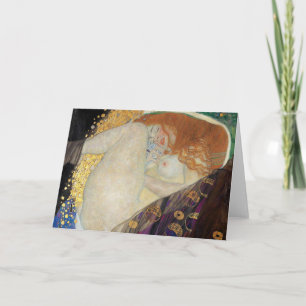 Cartão Gustav Klimt - Danae