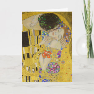 Cartão Gustav Klimt - O Beijo