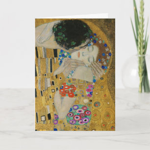 Cartão Gustav Klimt O Beijo Pintura Clássica