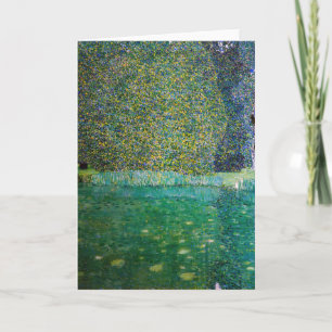 Cartão Gustav Klimt - Parque de Schloss Kammer am Atterse