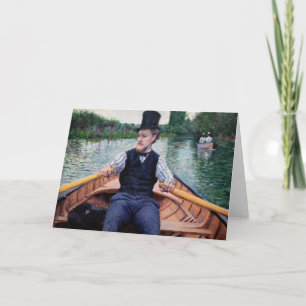 Cartão Gustave Caillebotte - Festa de Iatismo