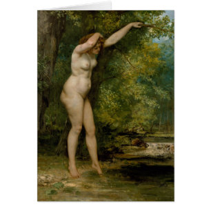Cartão Gustave Courbet   o Bather novo