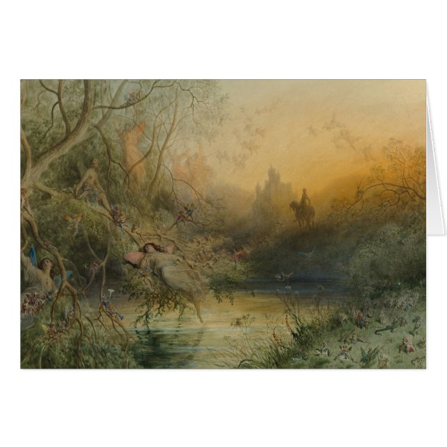 Cartão Gustave Dore - Terra Fada (Frente Horizontal)