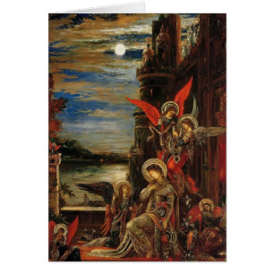 Cartão Gustave Moreau- St Cecilia