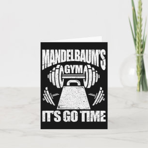Cartão Gym Funny Bodybuilding Gym Workout Gi de Mandelbau