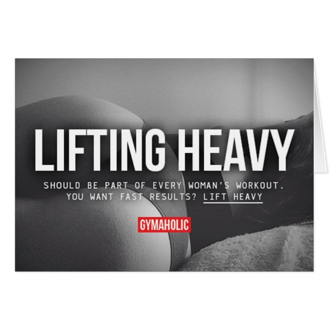 Cartão Gym Malhação Motivativo (Frente Horizontal)